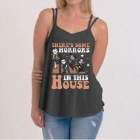 ThereS Some Horrors In This House Funny Horror Characters Women's Strappy Tank