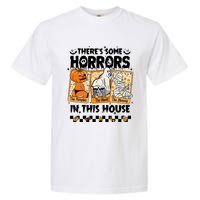 There’S Some Horrors In This House Retro Halloween Garment-Dyed Heavyweight T-Shirt