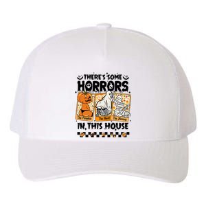 There’S Some Horrors In This House Retro Halloween Yupoong Adult 5-Panel Trucker Hat