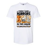 There’S Some Horrors In This House Retro Halloween Softstyle CVC T-Shirt