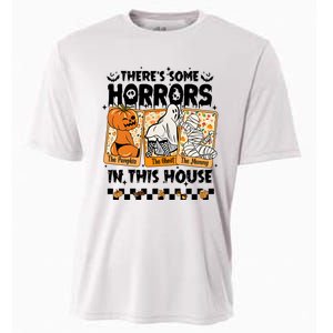 There’S Some Horrors In This House Retro Halloween Cooling Performance Crew T-Shirt