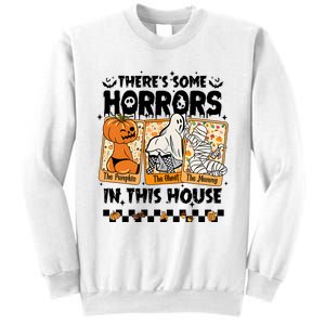 There’S Some Horrors In This House Retro Halloween Sweatshirt