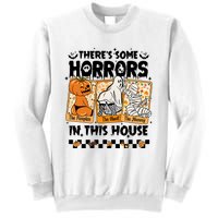 There’S Some Horrors In This House Retro Halloween Sweatshirt