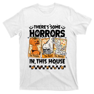 There’S Some Horrors In This House Retro Halloween T-Shirt