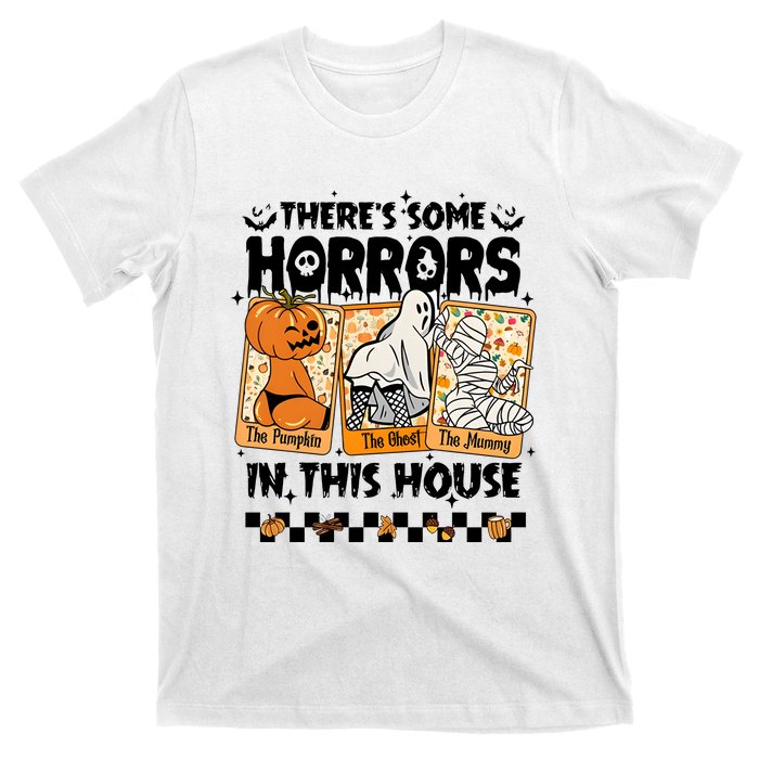 There’S Some Horrors In This House Retro Halloween T-Shirt