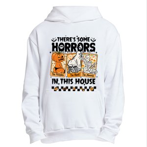 There’S Some Horrors In This House Retro Halloween Urban Pullover Hoodie