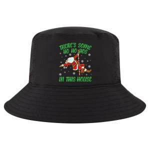 ThereS Some Ho Ho Hos In This House Santa Claus Pole Dance Gift Cool Comfort Performance Bucket Hat