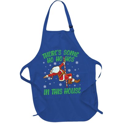 ThereS Some Ho Ho Hos In This House Santa Claus Pole Dance Gift Apron