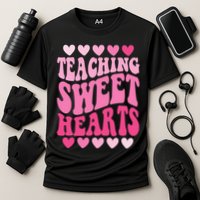 Teaching Sweet Hearts Cute Valentines Day Teacher Performance Shirt
