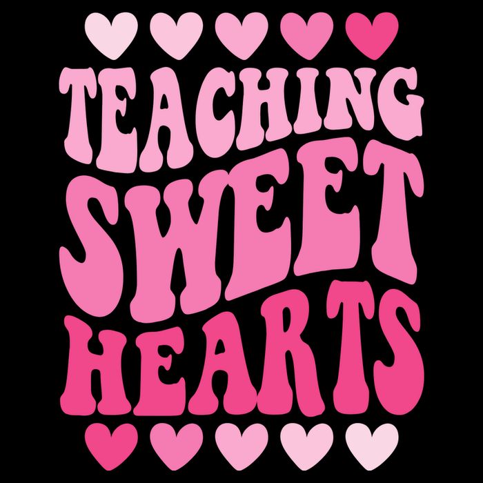 Teaching Sweet Hearts Cute Valentines Day Teacher Performance Shirt