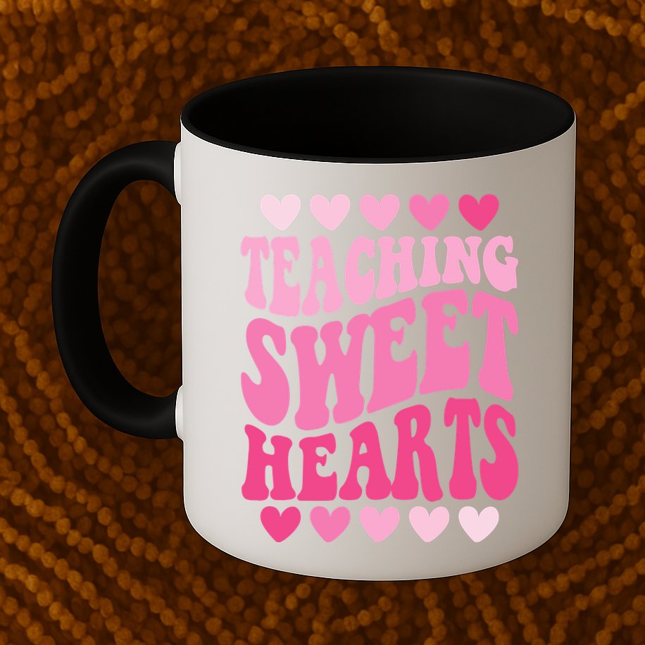 Teaching Sweet Hearts Cute Valentines Day Teacher Mug