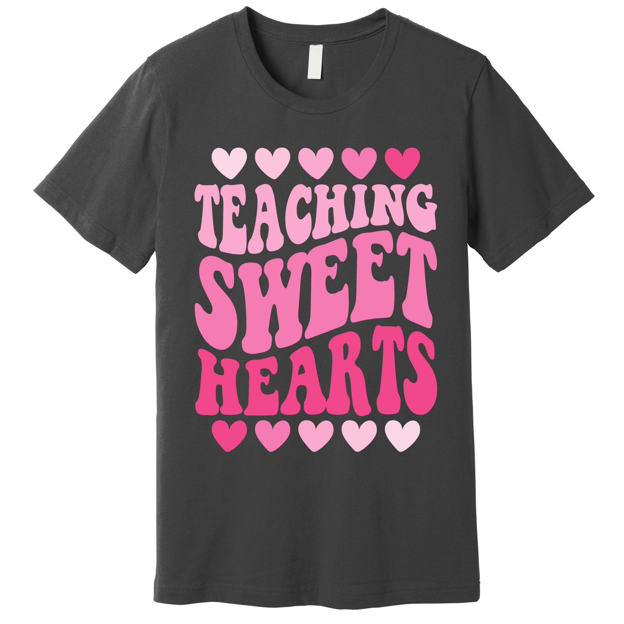 Teaching Sweet Hearts Cute Valentines Day Teacher Premium T-Shirt