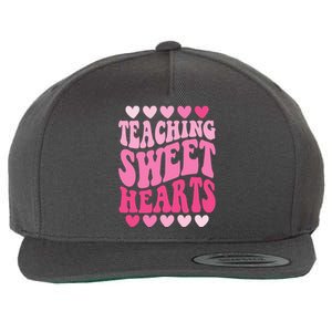 Teaching Sweet Hearts Cute Valentines Day Teacher Wool Snapback Cap