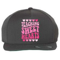 Teaching Sweet Hearts Cute Valentines Day Teacher Wool Snapback Cap