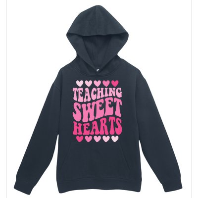 Teaching Sweet Hearts Cute Valentines Day Teacher Urban Pullover Hoodie