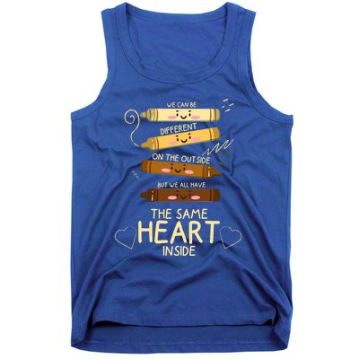 The Same Heart Inside Black History Melanin Gift Tank Top