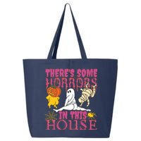 Theres Some Horrors In This House Ghost Pumpkin Halloween 25L Jumbo Tote