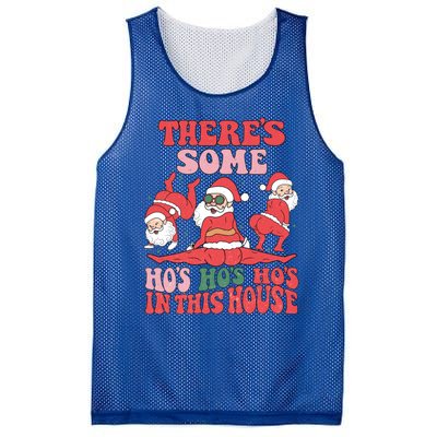 ThereS Some HoS HoS HoS In This House Funny Christmas Meaningful Gift Mesh Reversible Basketball Jersey Tank