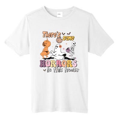 Theres Some Horrors In This House Ghost Pumpkin Halloween Tall Fusion ChromaSoft Performance T-Shirt