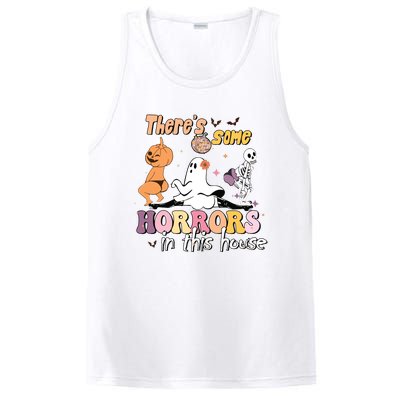 Theres Some Horrors In This House Ghost Pumpkin Halloween PosiCharge Competitor Tank