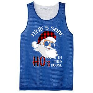 ThereS Some HoS In This House Funny Christmas Santa Gift Mesh Reversible Basketball Jersey Tank