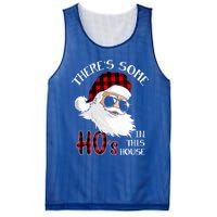 ThereS Some HoS In This House Funny Christmas Santa Gift Mesh Reversible Basketball Jersey Tank