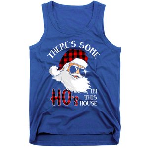 ThereS Some HoS In This House Funny Christmas Santa Gift Tank Top