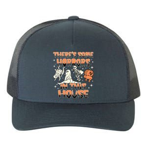 Theres Some Horrors In This House Halloween Gifts Yupoong Adult 5-Panel Trucker Hat