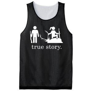 True Story Hunting Lover Hunter Mesh Reversible Basketball Jersey Tank