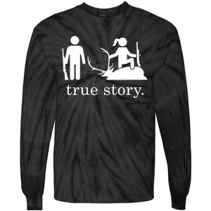 True Story Hunting Lover Hunter Tie-Dye Long Sleeve Shirt