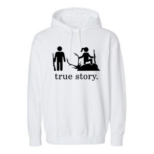 True Story Hunting Lover Hunter Garment-Dyed Fleece Hoodie