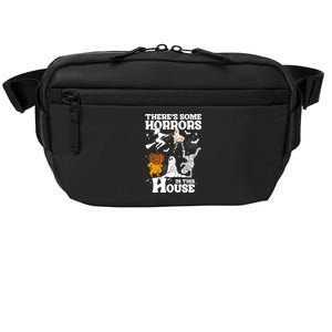 ThereS Some Horrors In This House Retro Halloween Crossbody Pack