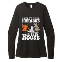 Theres Some Horrors In This House Halloween Womens CVC Long Sleeve Shirt