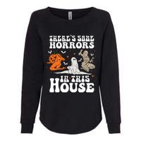 Theres Some Horrors In This House Halloween Womens California Wash Sweatshirt