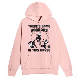 Theres Some Horrors In This House Halloween Witch Spooky Urban Pullover Hoodie