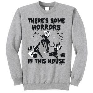 Theres Some Horrors In This House Halloween Witch Spooky Sweatshirt