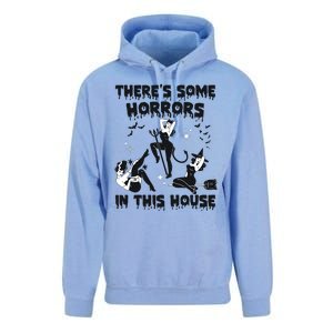 Theres Some Horrors In This House Halloween Witch Spooky Unisex Surf Hoodie