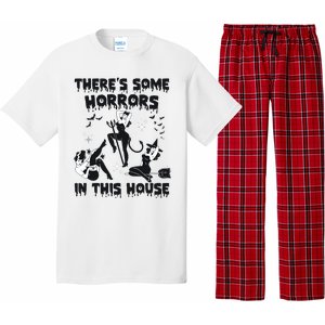 Theres Some Horrors In This House Halloween Witch Spooky Pajama Set