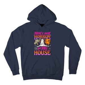 Theres Some Horrors In This House Ghost Pumpkin Halloween Hoodie