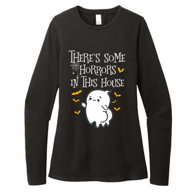 Theres Some Horrors In This House Booty Ghost Gift Womens CVC Long Sleeve Shirt