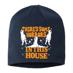 Theres Some Horrors In This House Spooky Season Halloween Sustainable Beanie