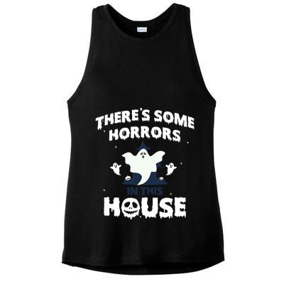 Theres Some Horrors In This House Ladies PosiCharge Tri-Blend Wicking Tank