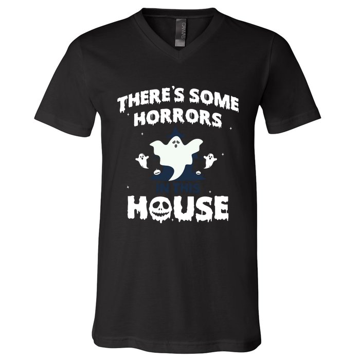 Theres Some Horrors In This House V-Neck T-Shirt