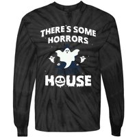 Theres Some Horrors In This House Tie-Dye Long Sleeve Shirt