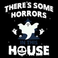 Theres Some Horrors In This House Women's Crop Top Tee