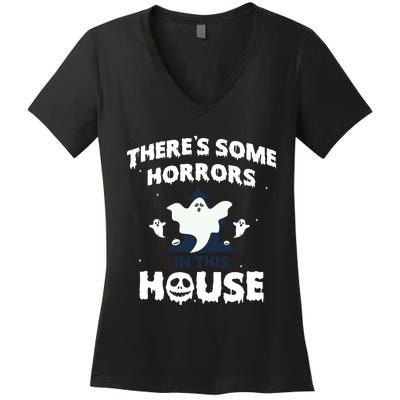 Theres Some Horrors In This House Women's V-Neck T-Shirt