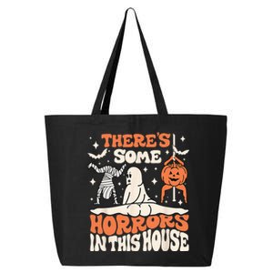 Theres Some Horrors In This House Ghost Pumpkin Halloween 25L Jumbo Tote