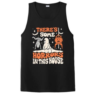 Theres Some Horrors In This House Ghost Pumpkin Halloween PosiCharge Competitor Tank