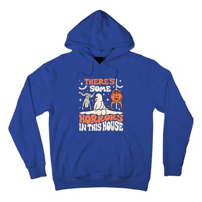 Theres Some Horrors In This House Ghost Pumpkin Halloween Hoodie