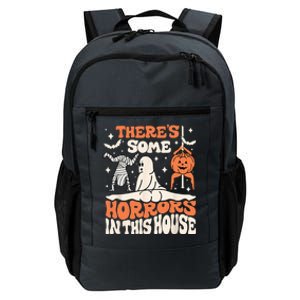 Theres Some Horrors In This House Ghost Pumpkin Halloween Daily Commute Backpack